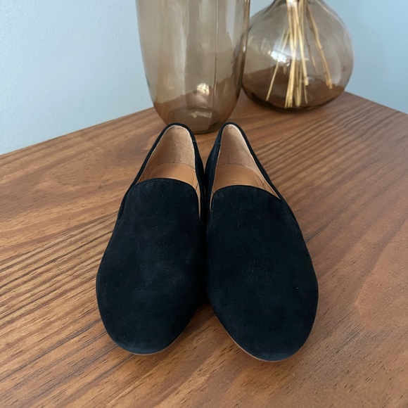 J. Crew Black Suede Smoking Loafer Flats - Picture 4 of 9